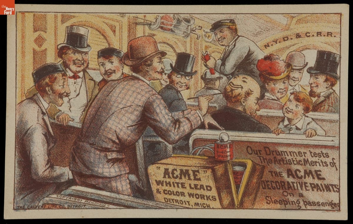 Trade Card for Acme Decorative Paints, Acme White Lead & Color Works, 1884-1900