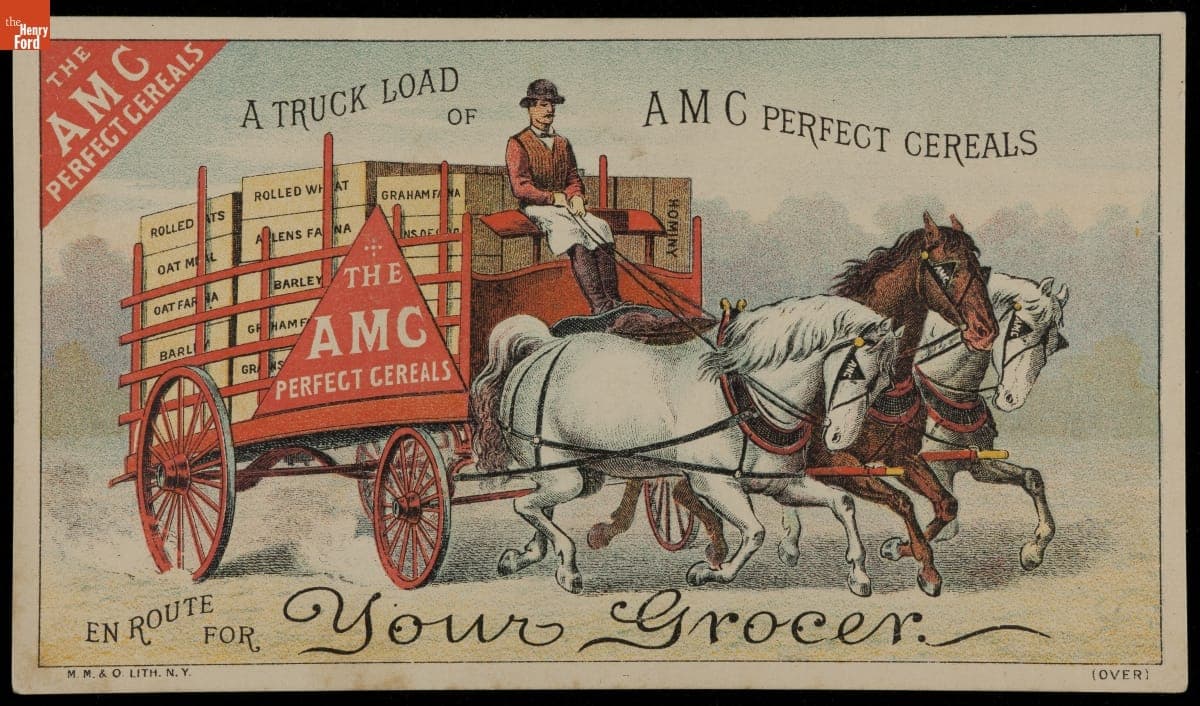 Trade Card for AMC Perfect Cereals, Akron Milling Company, 1880-1900