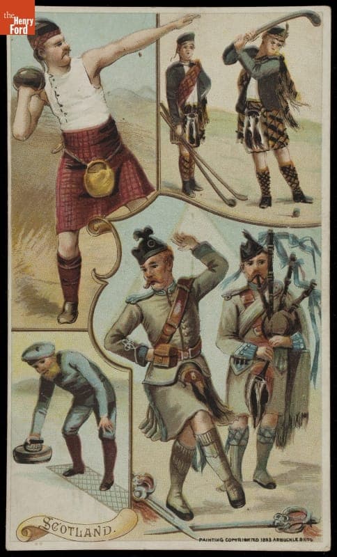 Trade Card for Ariosa Coffee, Arbuckle Bros., "Scotland," 1893