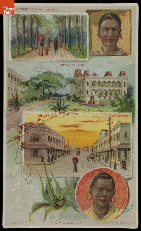 Trade Card for Ariosa Coffee, Arbuckle Bros., "Honolulu," 1891