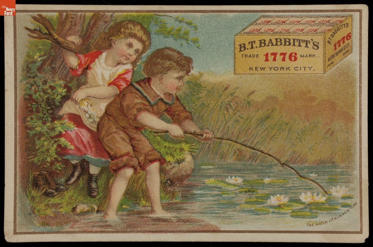 Trade Card for B. T. Babbitt's 1776 Soap, 1876-1880