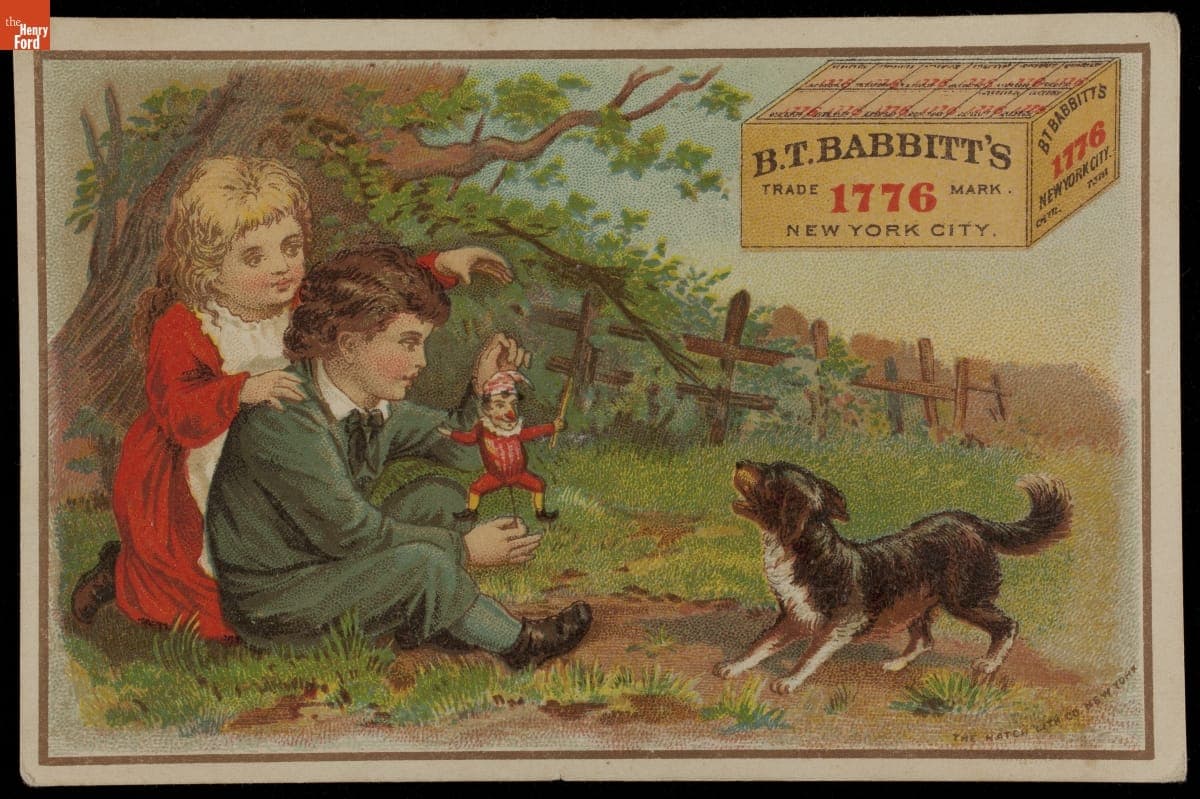 Trade Card for B. T. Babbitt's 1776 Soap, 1870-1900