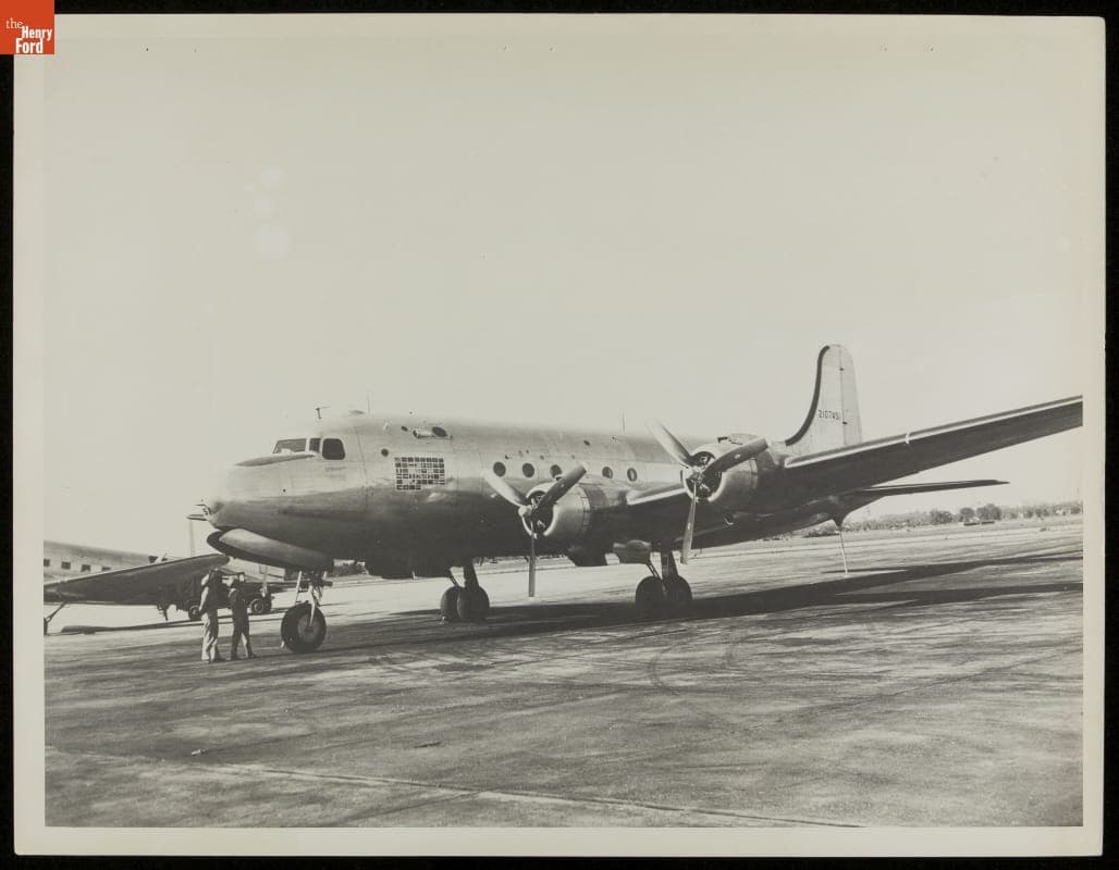 Presidential Airplane, the "Sacred Cow," circa 1945