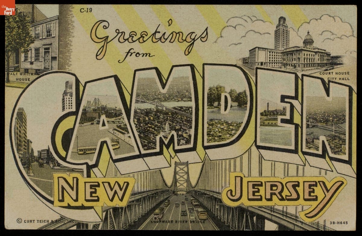 "Greetings From Camden, New Jersey," 1951