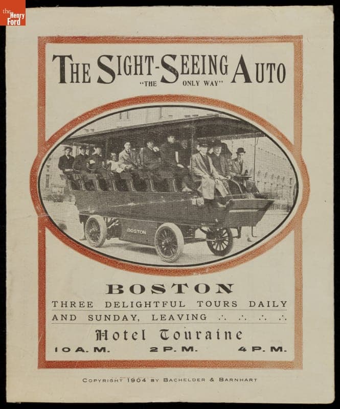 "The Sight-Seeing Auto" Touring Guide to Boston, Massachusetts, 1904