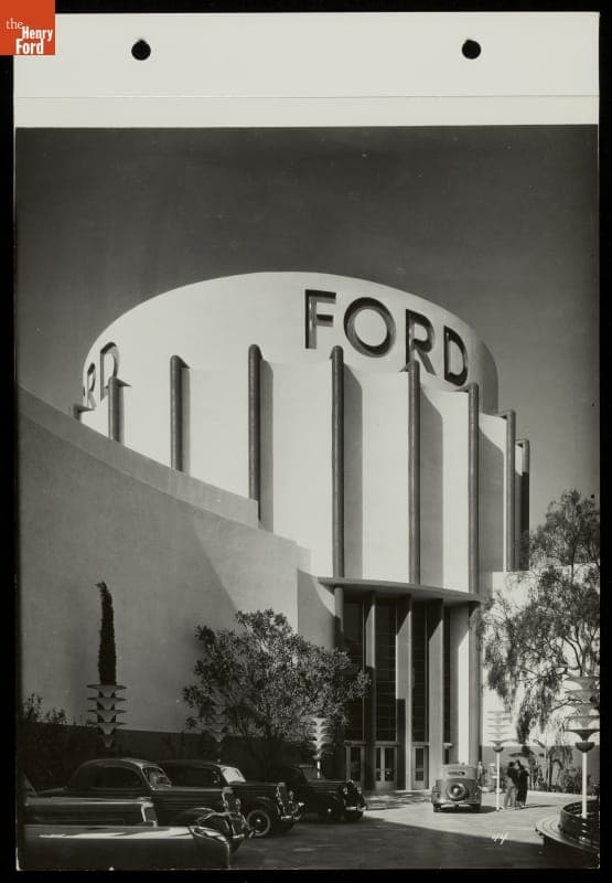 Courtyard Entrance to Rotunda of Ford Building, California Pacific International Exposition, San Diego, 1935