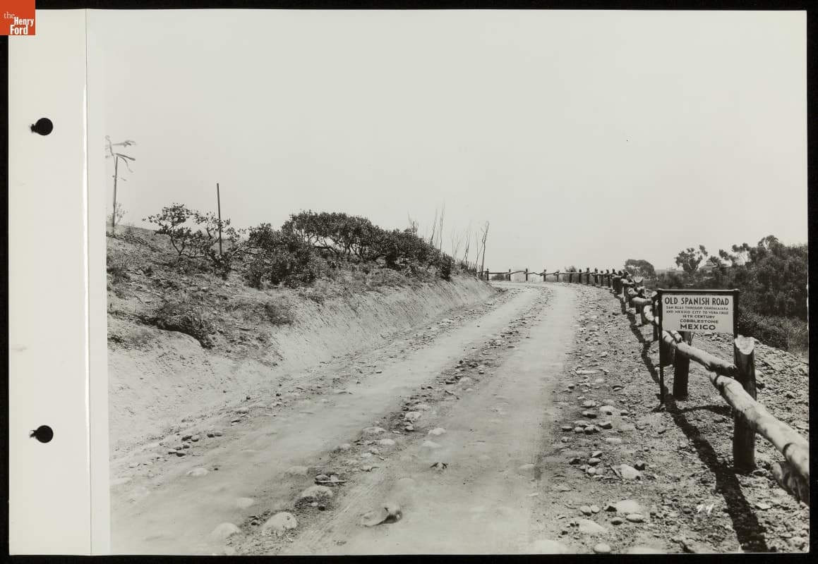 Old Spanish Road, Part of the 'Roads of the Pacific' Exhibit, California Pacific International Exposition, San Diego, 1935