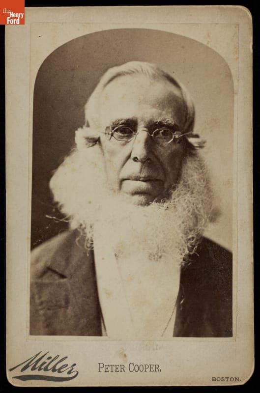 Portrait of Peter Cooper, circa 1880