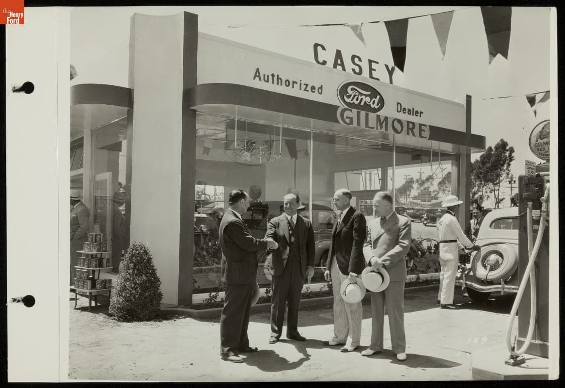 Front of Casey's Master Service Station, California Pacific International Exposition, San Diego, 1935