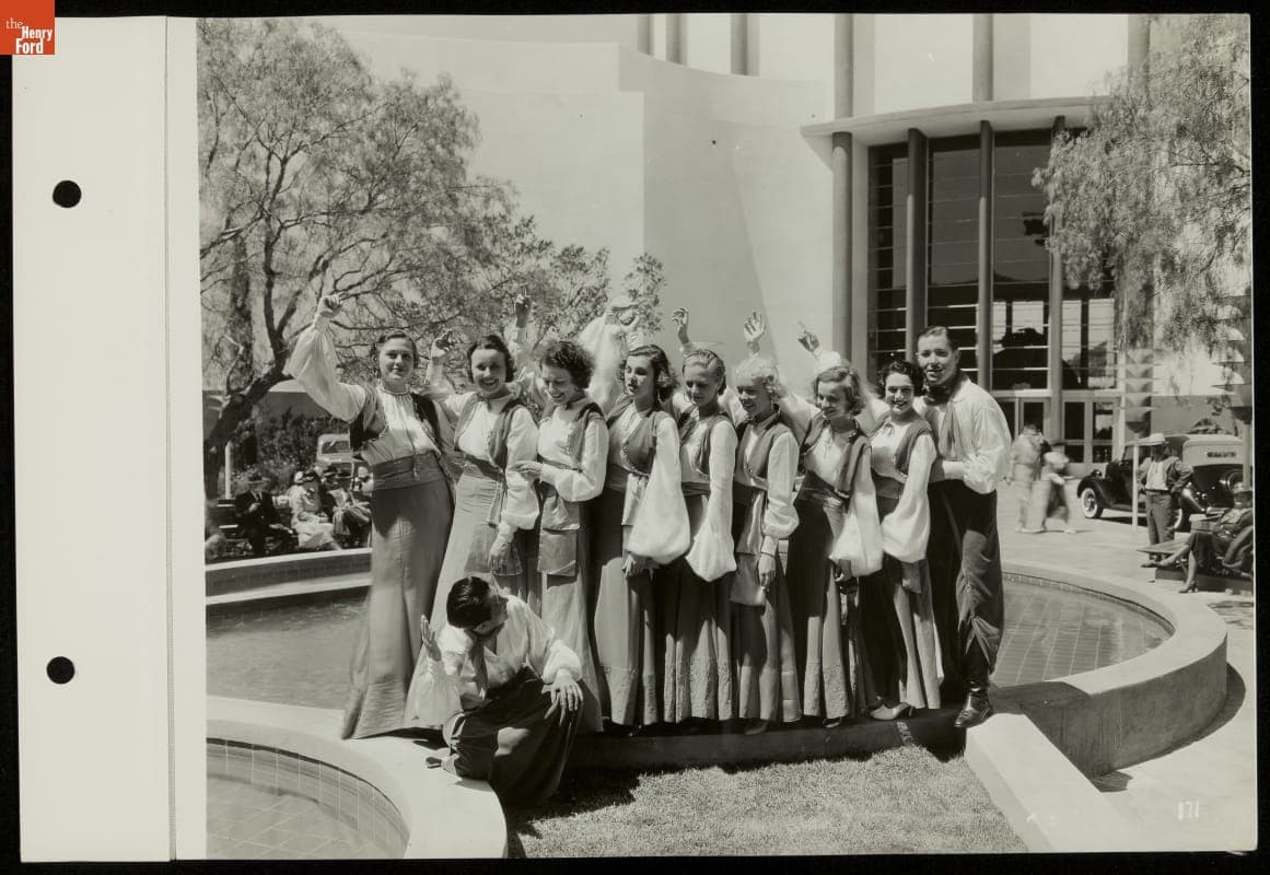 Jose Manzaneres and His South American Orchestra, Central Courtyard of Ford Building, California Pacific International Exposition, 1935