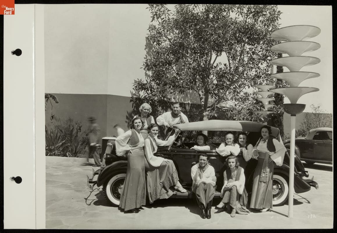 Jose Manzaneres and His South American Orchestra with Ford Automobile, California Pacific International Exposition, 1935