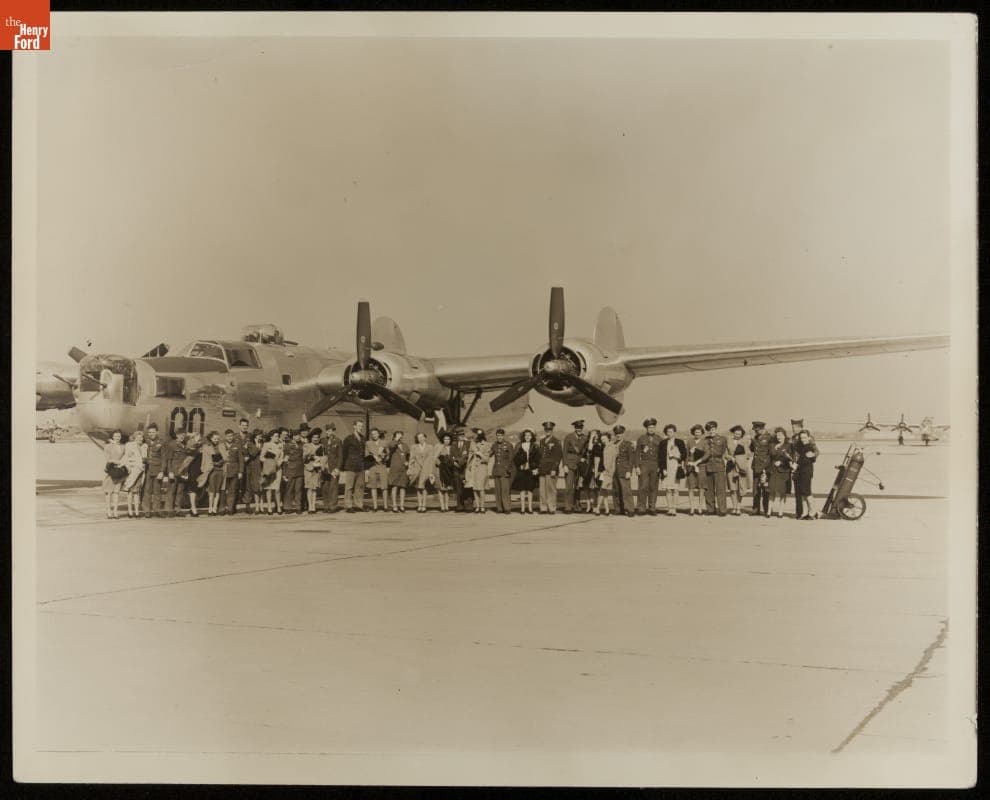AFL-USO Program at Willow Run Bomber Plant, April 1945