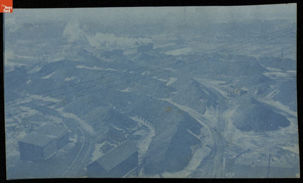 Calcite Quarry near Rogers City, Michigan, circa 1912