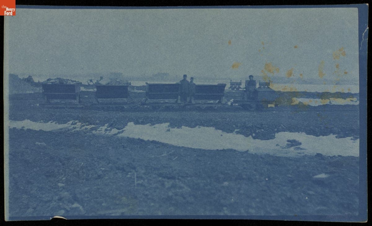 Calcite Quarry near Rogers City, Michigan, circa 1912