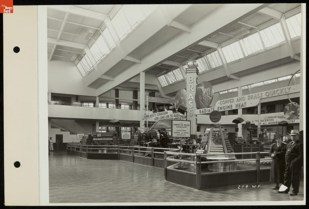 American Brass Company Display, Ford Exhibition Building, Century of Progress International Exposition, Chicago, Illinois, 1934