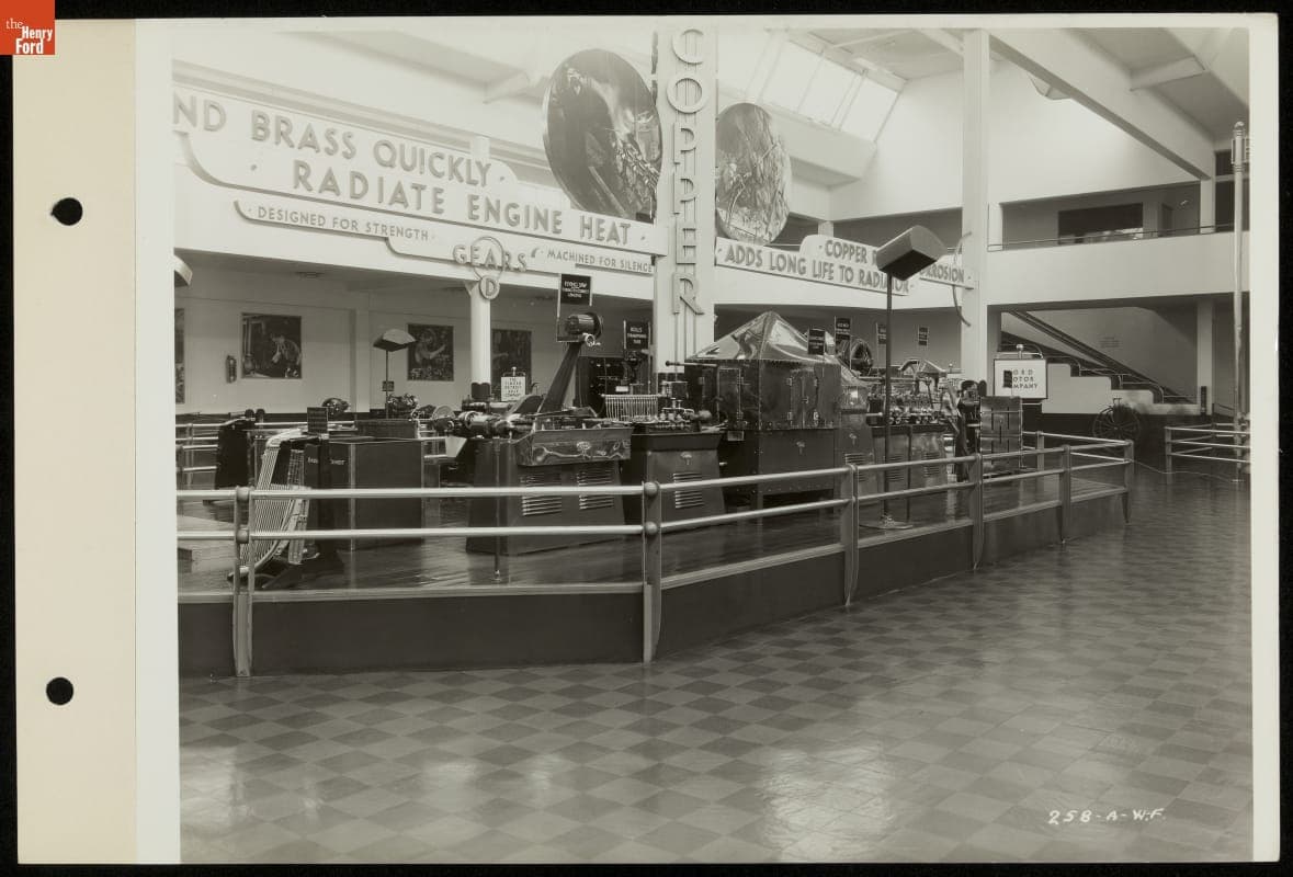 American Brass Company Display, Ford Exhibition Building, Century of Progress International Exposition, Chicago, Illinois, 1934