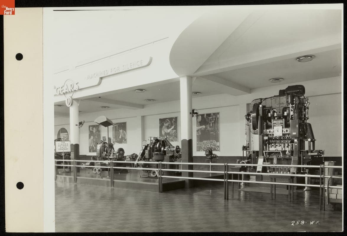 Timken-Detroit Axle Co. Display, Ford Exhibition Building, Century of Progress International Exposition, Chicago, Illinois, 1934