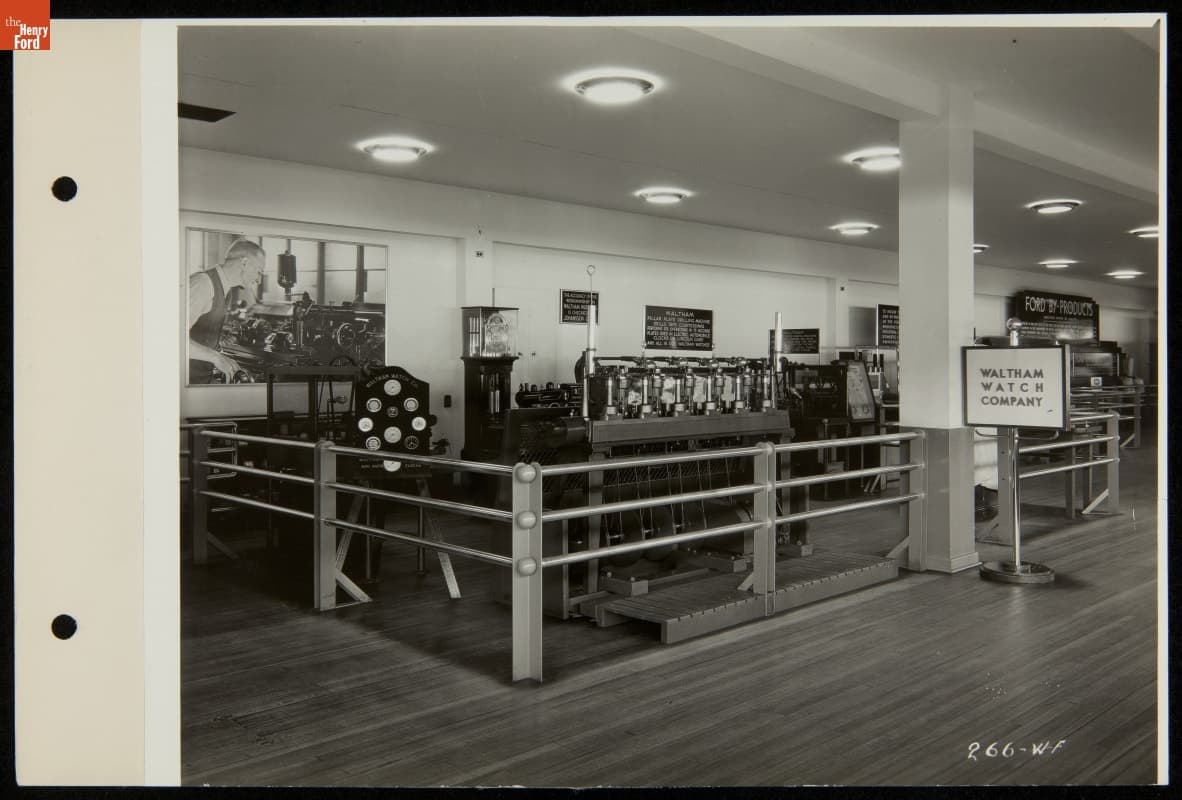 Waltham Watch Company Display, Ford Exhibition Building, Century of Progress International Exposition, Chicago, Illinois, 1934