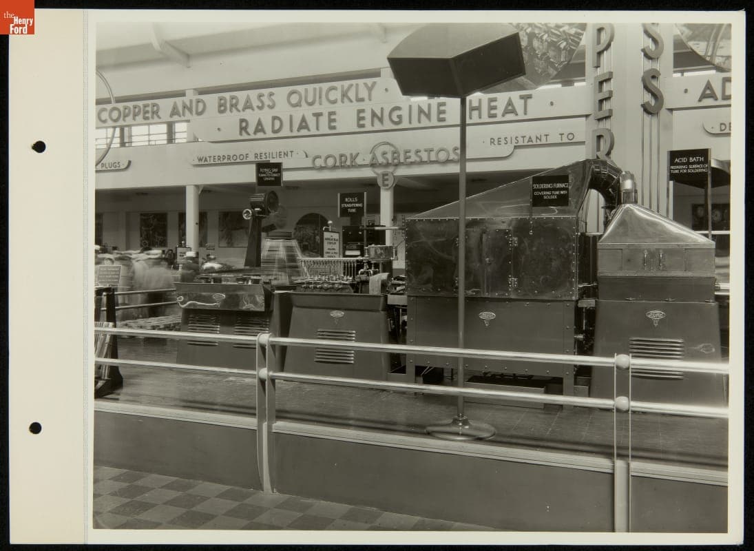 American Brass Display, Ford Exhibition Building, Century of Progress International Exposition, Chicago, Illinois, 1934