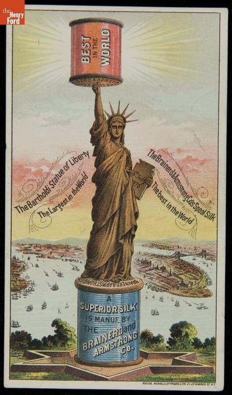 Trade Card for Sewing Thread, Brainerd & Armstrong Company, 1885