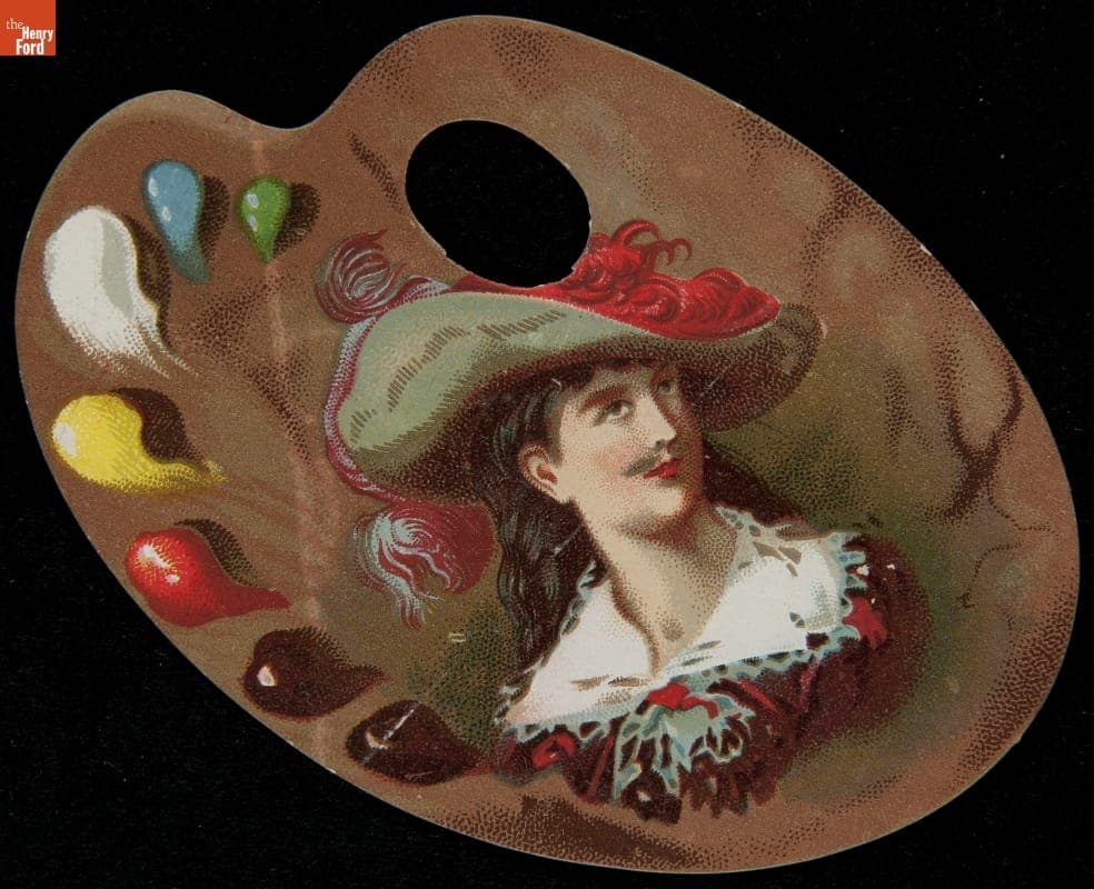 Trade Card for "Invincible" Hard Coal Stoves, Chicago & Erie Stove Co., circa 1890