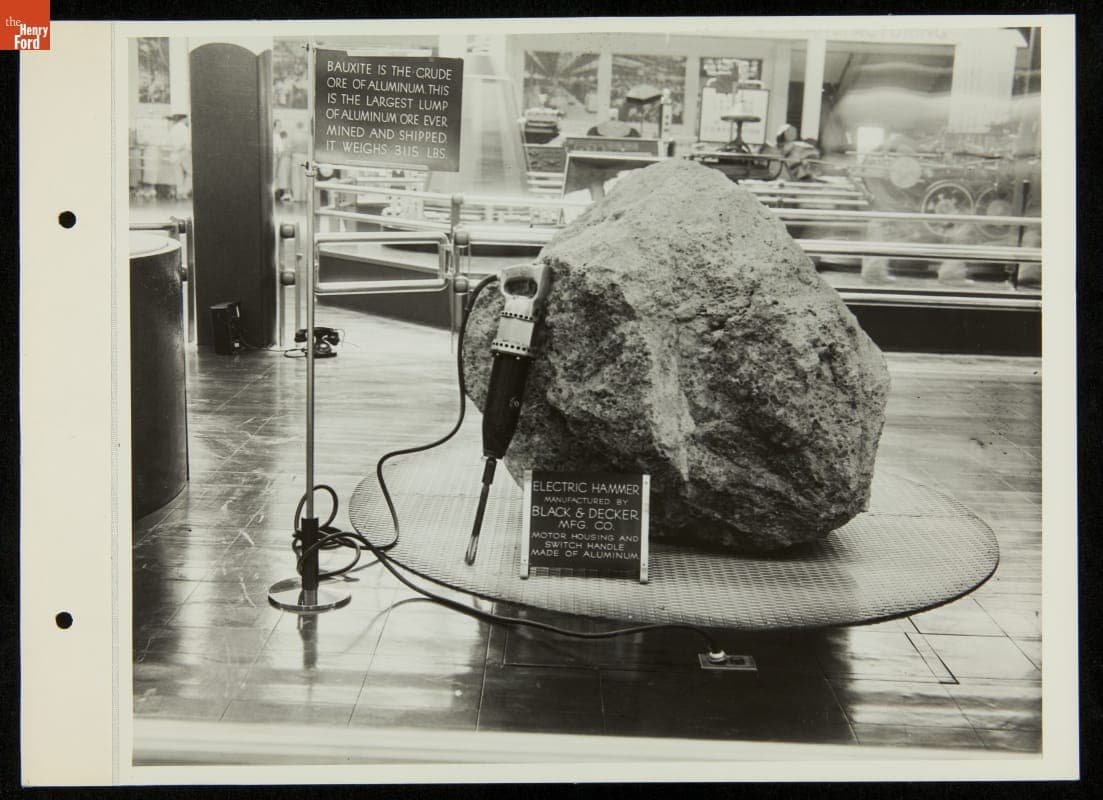 Section of Aluminum Exhibit, Ford Exhibition Building, Century of Progress International Exposition, Chicago, Illinois, 1934