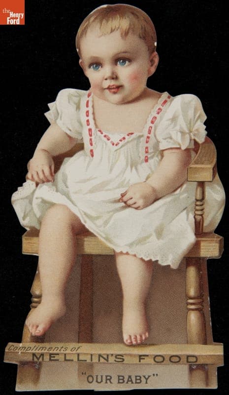 Trade Card for Mellin's Food, 1897