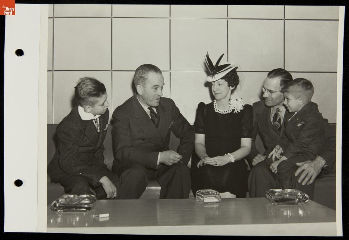 Families at Ford Exposition, New York World's Fair, 1940