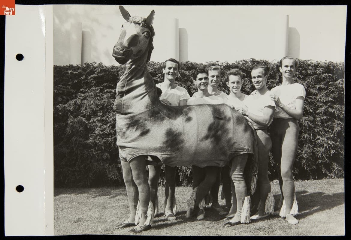 Performers of "A Thousand Times Neigh," American Ballet Caravan, Ford Exposition, New York World's Fair, 1940