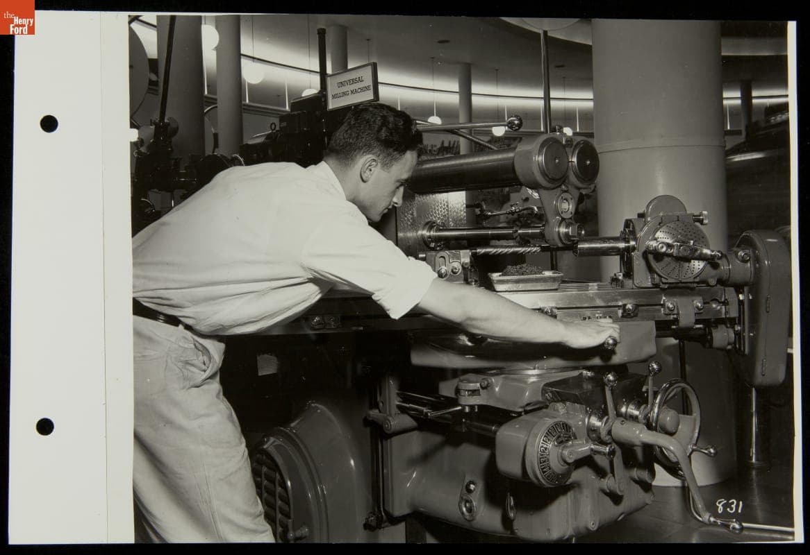 Universal Milling Machine, Ford Exposition, New York World's Fair, 1939