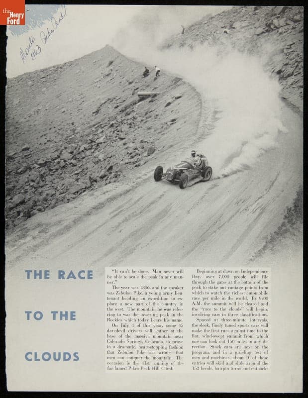 Bobby Unser--Photographs--Racing--1963 Pikes Peak--Item12