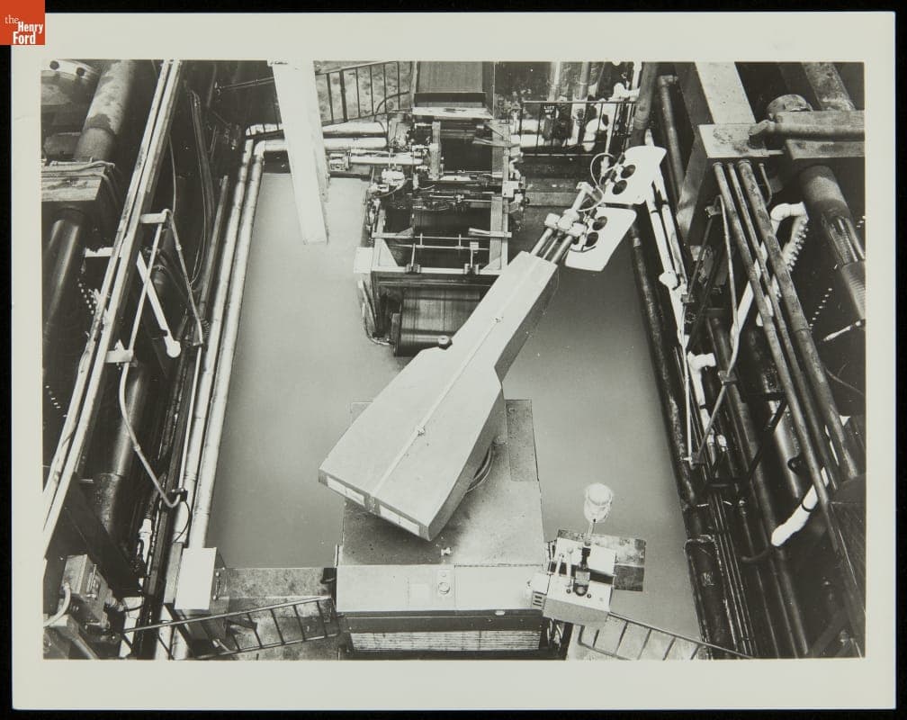 Unimate Industrial Robot in Use in Factory, circa 1971