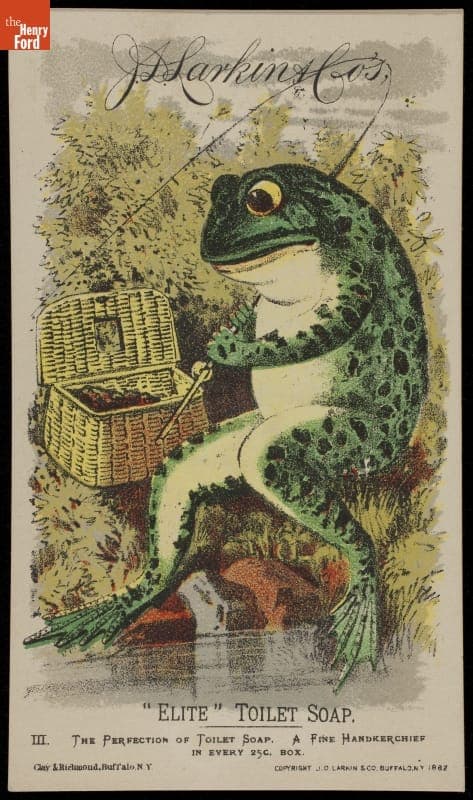 Trade Card for "Elite" Toilet Soap, J. D. Larkin and Company, 1882