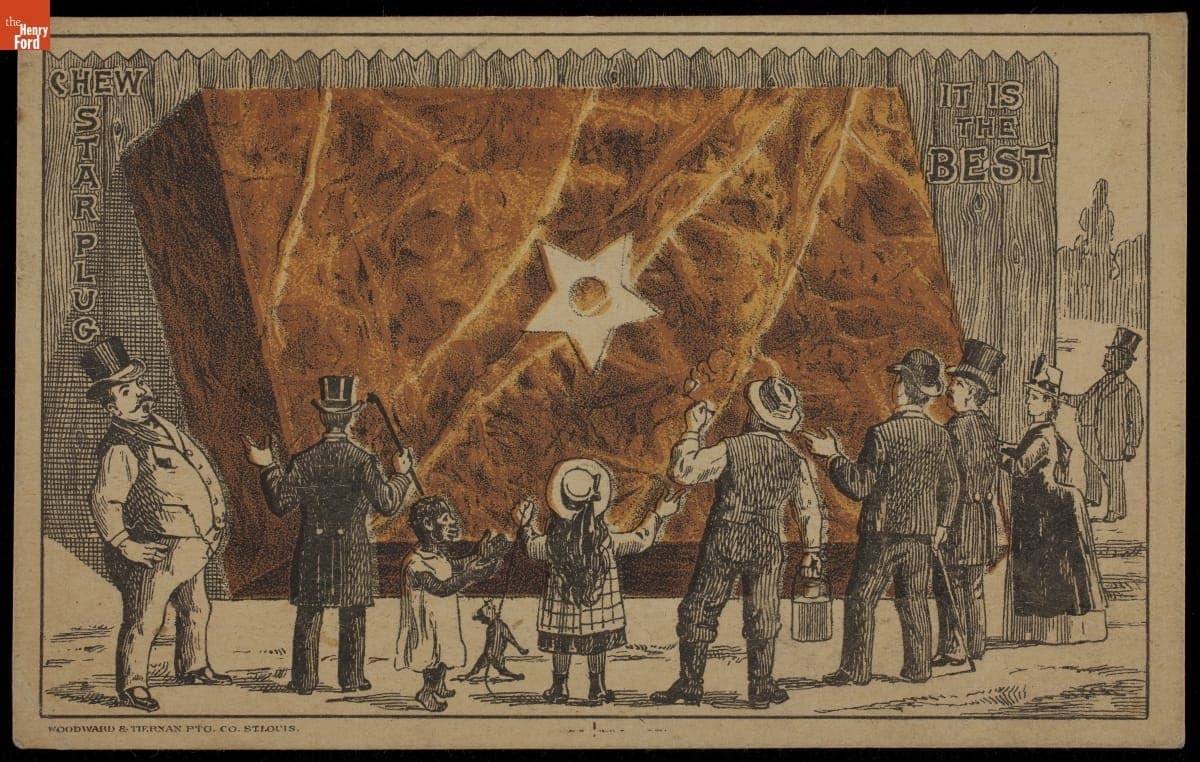 Trade Card for Star Plug Tobacco, Liggett & Myers Tobacco Company, circa 1885