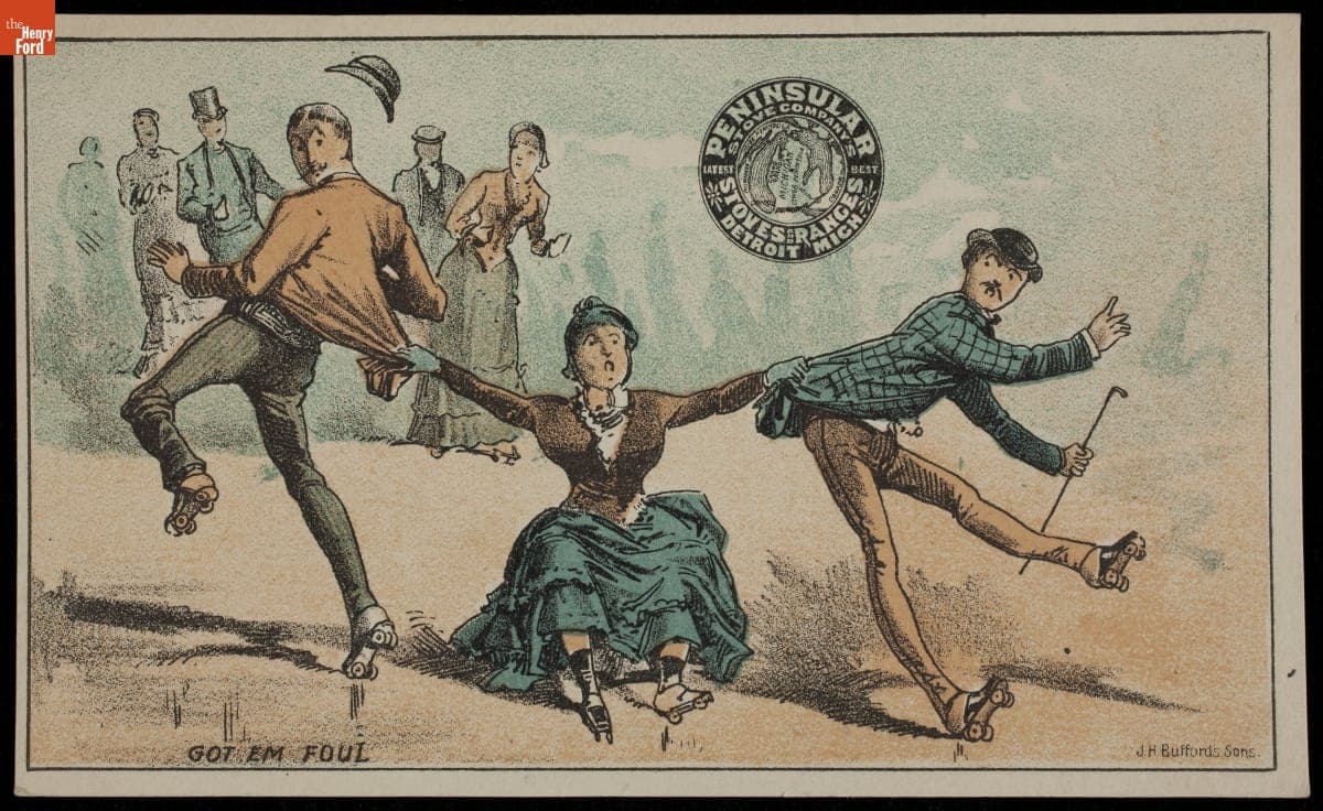 Trade Card for Stoves and Ranges, Peninsular Stove Company, circa 1883