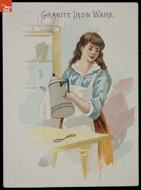 Trade Card for Granite Iron Ware, St. Louis Stamping Company, 1890-1900