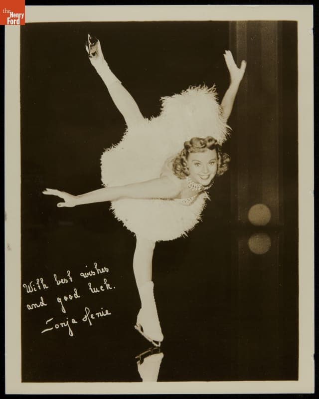 Sonja Henie Ice Skating, circa 1940