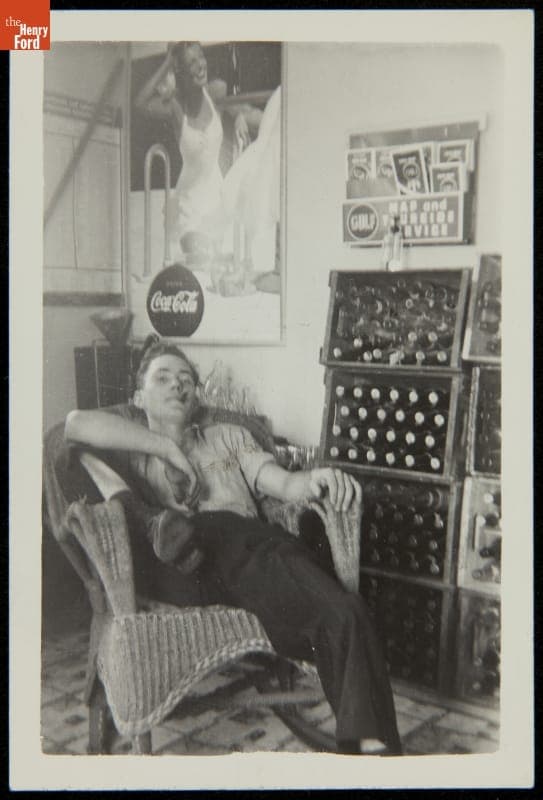 Young Man Relaxing, 1941-1942