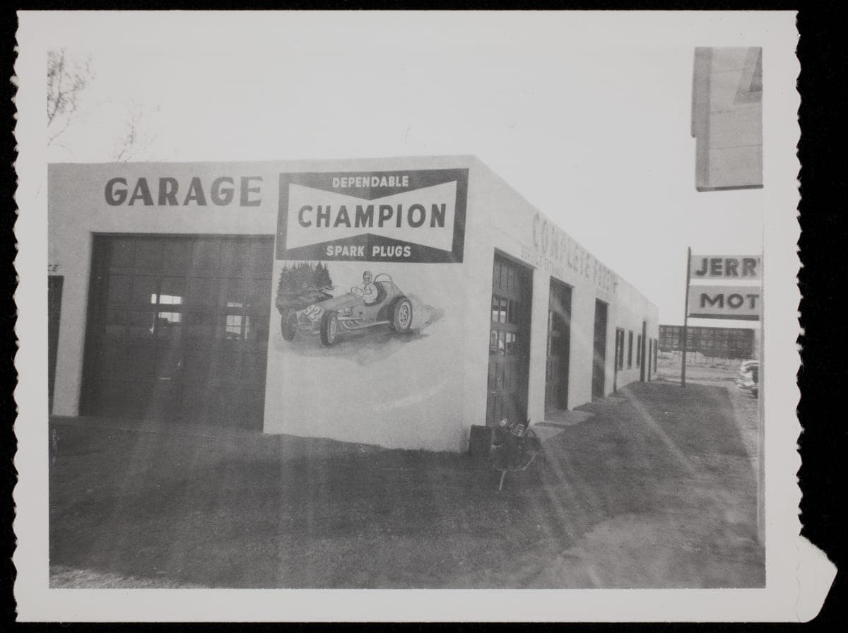 Bobby Unser Collection--Photographs--Family--Jerry Unser Motor Company--Item6