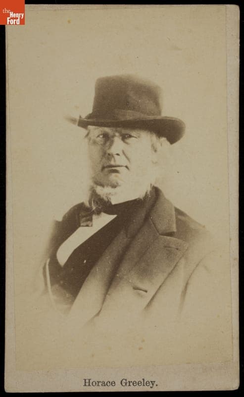 Portrait of Horace Greeley, circa 1865