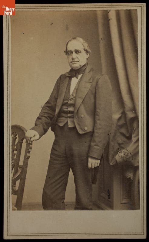 Portrait of Vice-President Hannibal Hamlin, 1861-1865