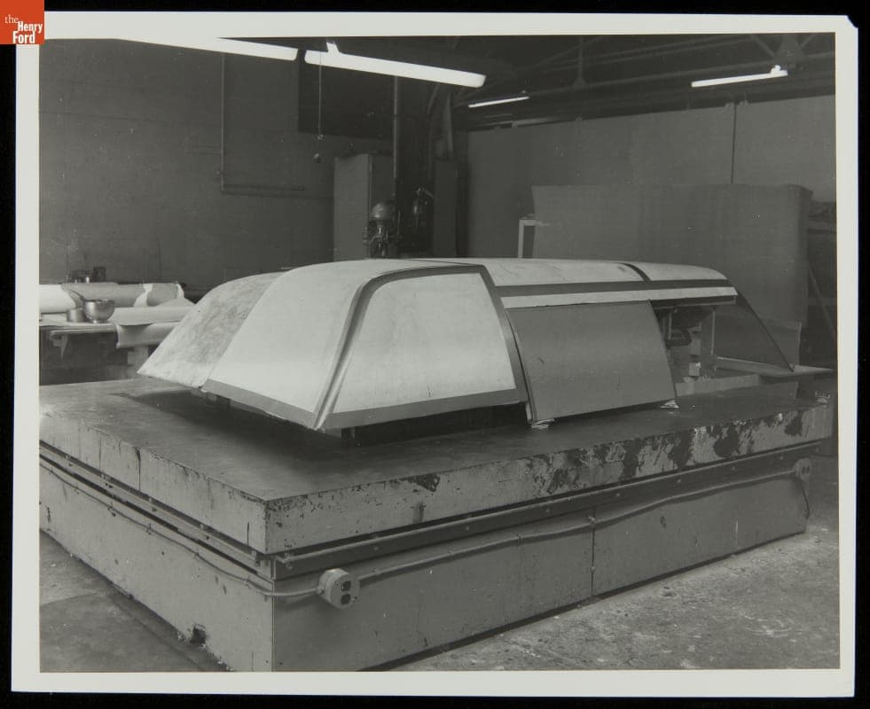 1961 Lincoln Continental Presidential Limousine Mockup Top during "Quick Fix," 1964