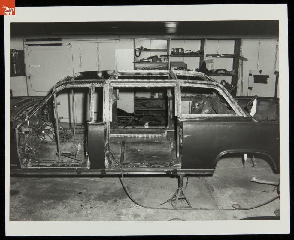 1961 Lincoln Continental Presidential Limousine, Rebuilding Body during "Quick Fix," 1964