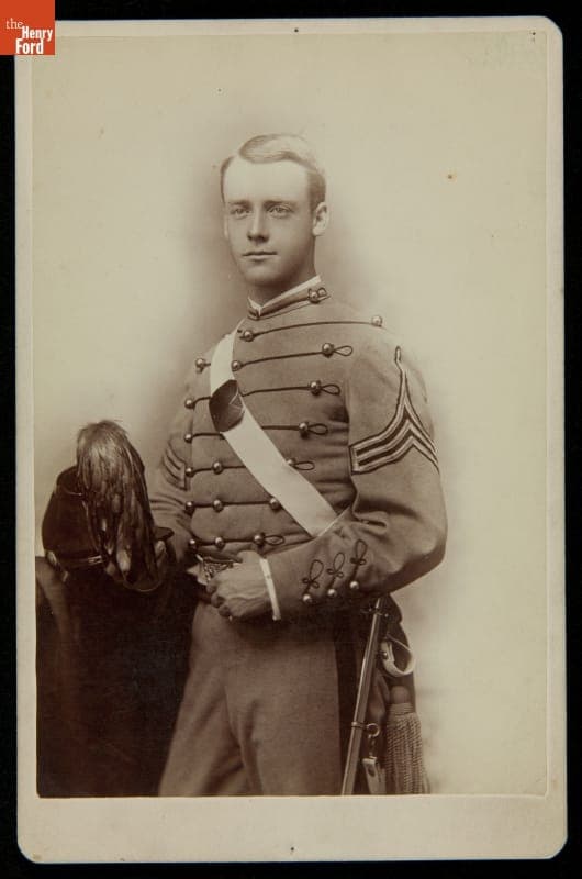 Young Man in Military Academy Uniform, circa 1890