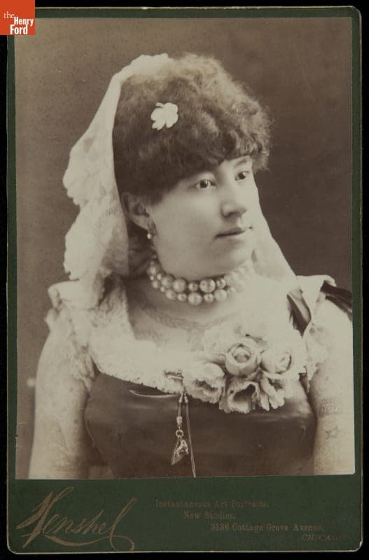 Circus Performer Irene Woodward, circa 1885