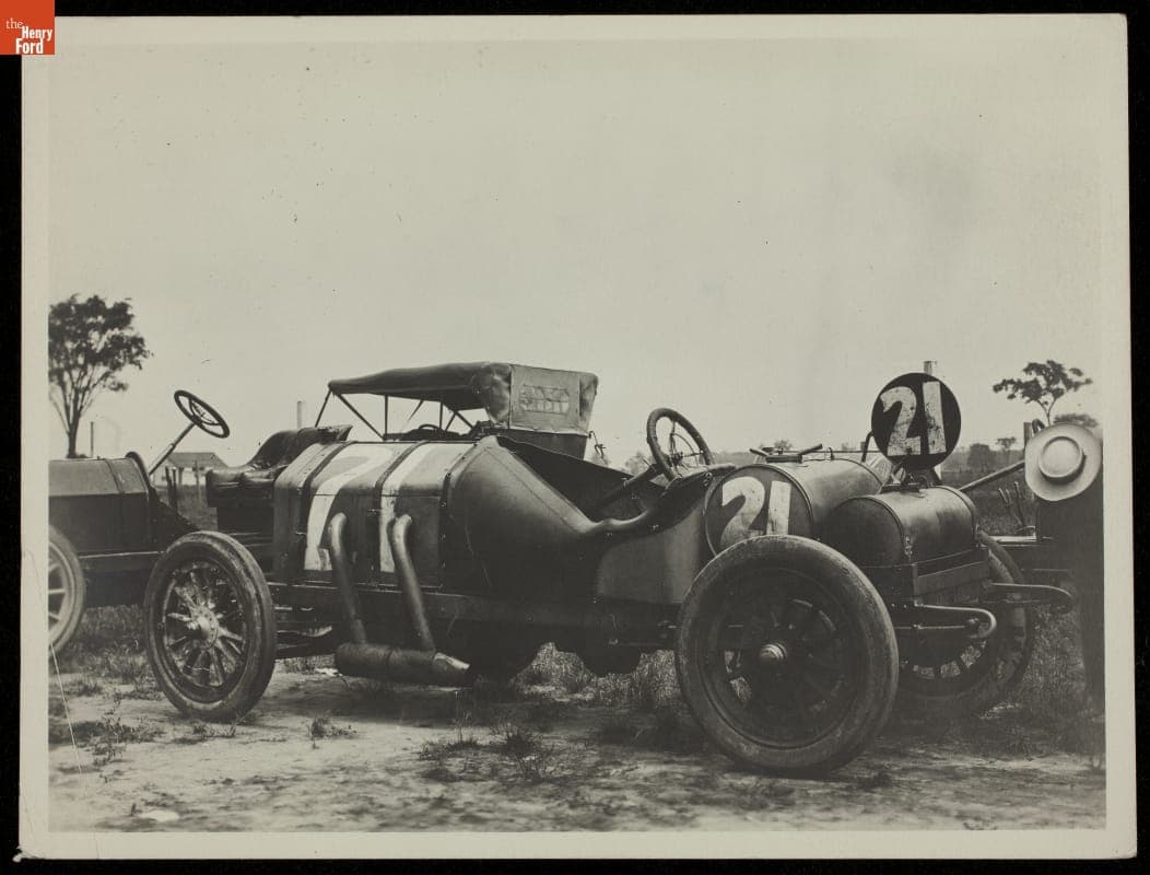 National Race Car Driven by Howdy Wilcox at the 1911 Indianapolis 500 Race, Photograph Taken by Henry Ford