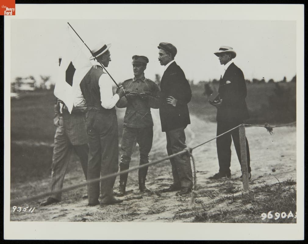 Wright Brothers Demonstrating Airplane for U.S. Army Signal Corps, Fort Myer, Virginia, October 1909