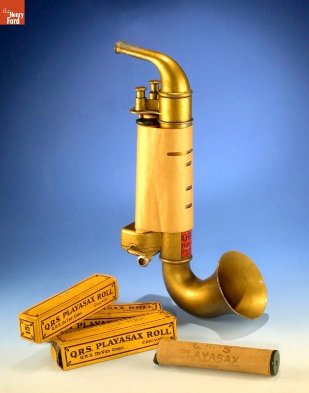 Toy Saxophone, QRS Playasax, circa 1940