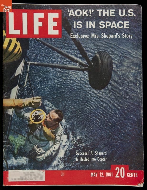 Life Magazine for May 12, 1961, "'AOK!' The U.S. is in Space"
