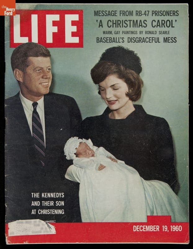 Life Magazine for December 19, 1960, "The Kennedys and Their Son at Christening"